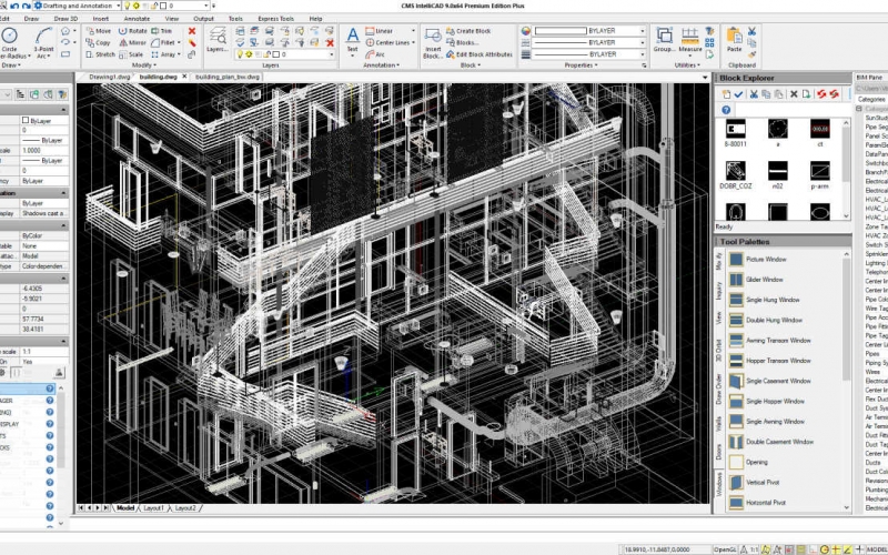 New CMS IntelliCAD 9.0 now supporting BIM